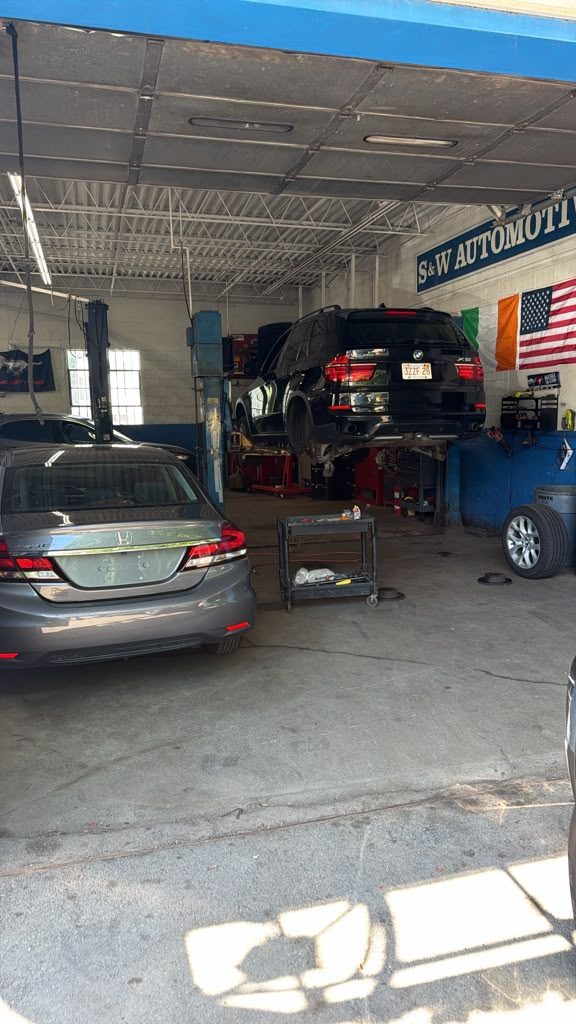 BMW being serviced at GP Auto